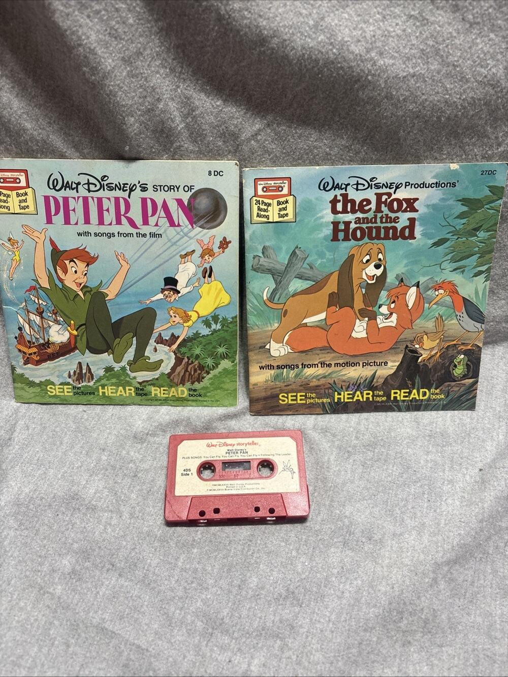 Walt Disney Storyteller Cassette, Peter Pan & The Fox And The Hound
